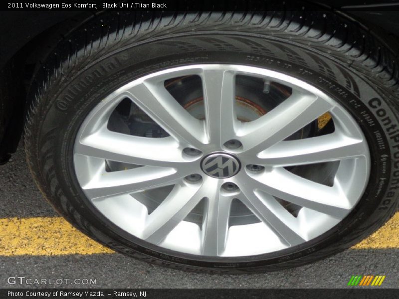 Black Uni / Titan Black 2011 Volkswagen Eos Komfort