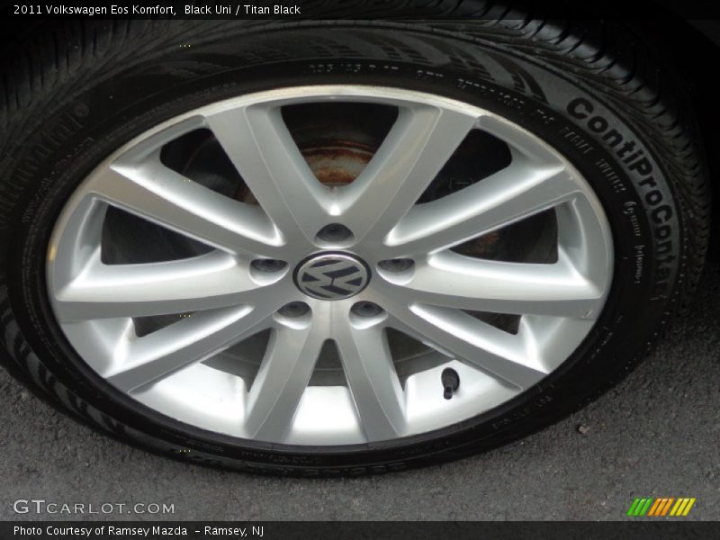 Black Uni / Titan Black 2011 Volkswagen Eos Komfort
