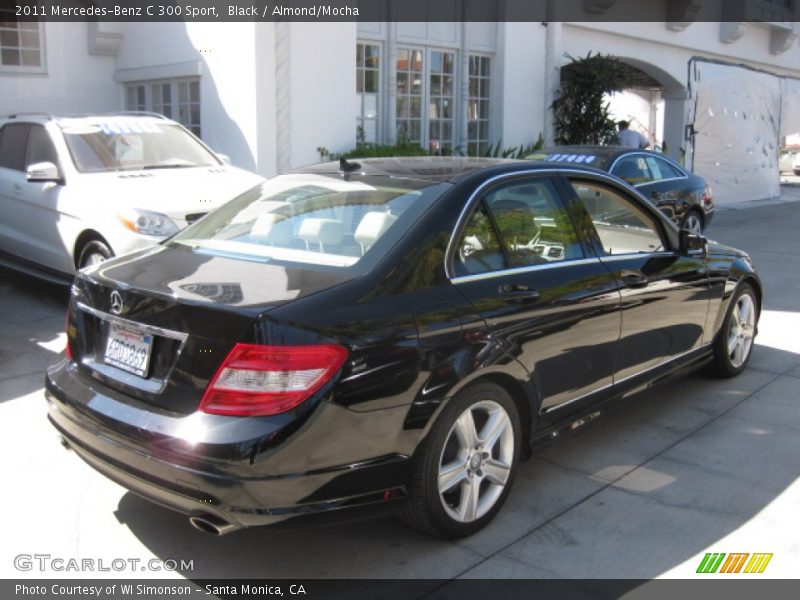 Black / Almond/Mocha 2011 Mercedes-Benz C 300 Sport