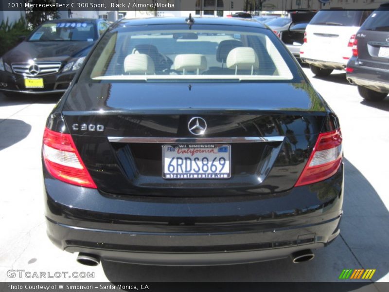 Black / Almond/Mocha 2011 Mercedes-Benz C 300 Sport