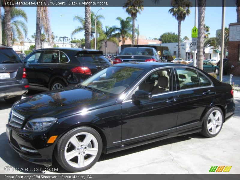 Black / Almond/Mocha 2011 Mercedes-Benz C 300 Sport