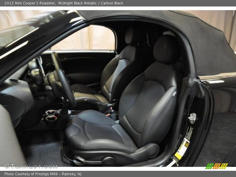 Midnight Black Metallic / Carbon Black 2013 Mini Cooper S Roadster