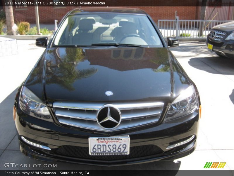 Black / Almond/Mocha 2011 Mercedes-Benz C 300 Sport