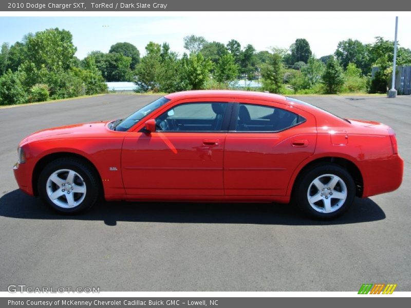 TorRed / Dark Slate Gray 2010 Dodge Charger SXT