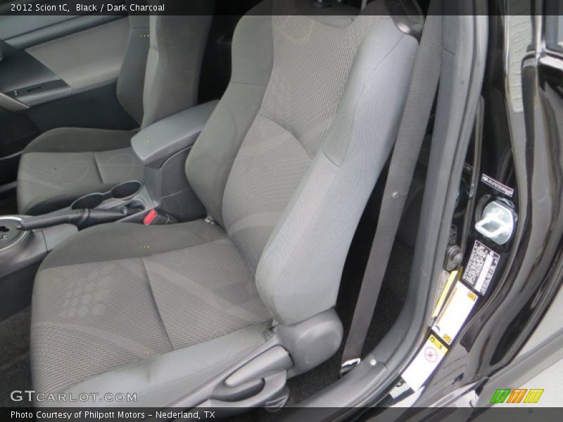 Front Seat of 2012 tC 