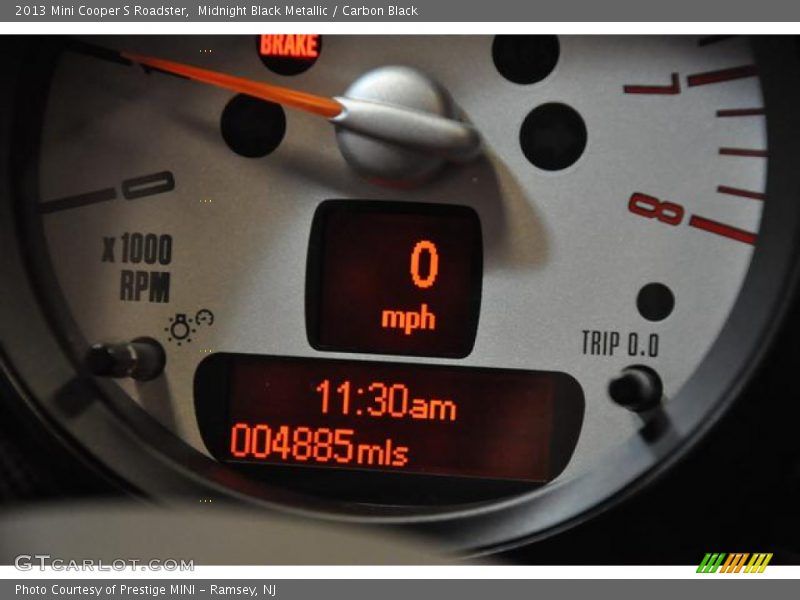 Midnight Black Metallic / Carbon Black 2013 Mini Cooper S Roadster