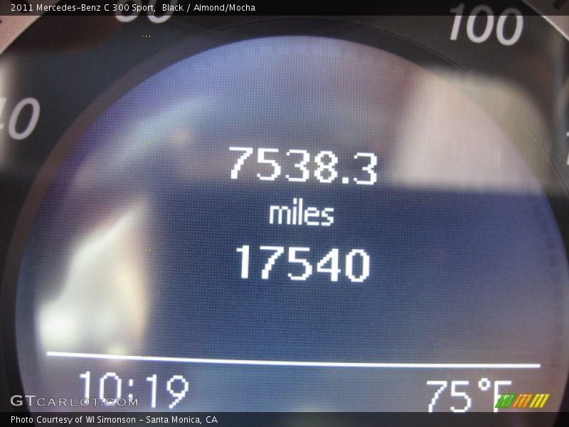 Black / Almond/Mocha 2011 Mercedes-Benz C 300 Sport