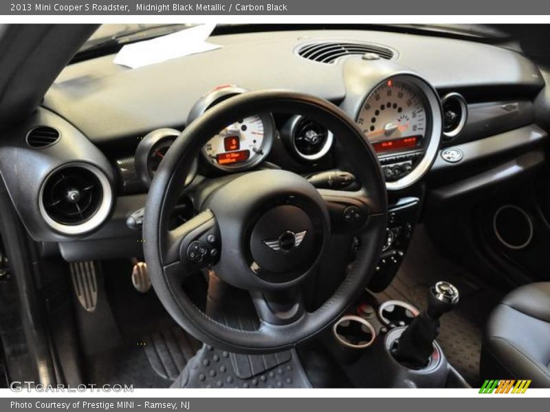 Midnight Black Metallic / Carbon Black 2013 Mini Cooper S Roadster