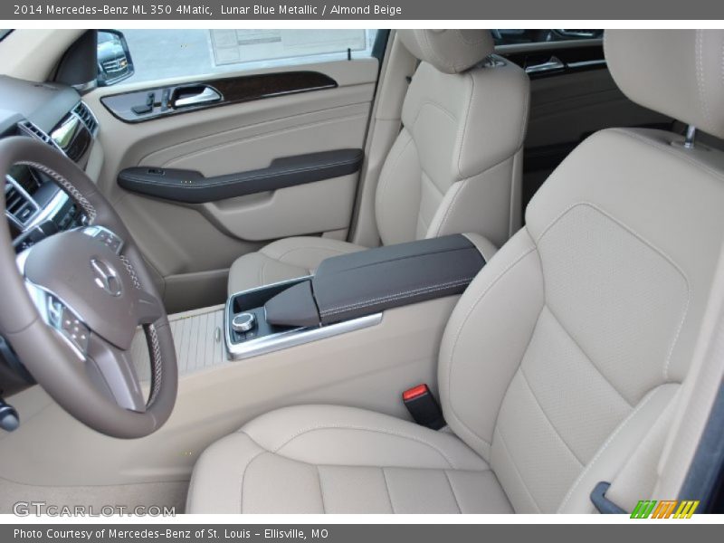 Front Seat of 2014 ML 350 4Matic