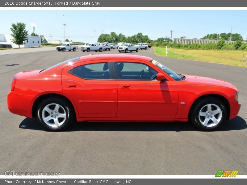 TorRed / Dark Slate Gray 2010 Dodge Charger SXT