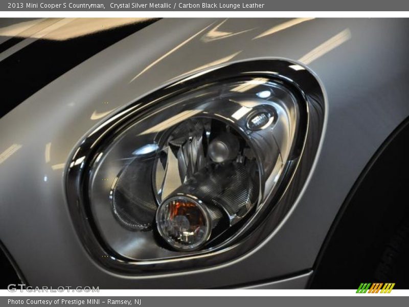 Crystal Silver Metallic / Carbon Black Lounge Leather 2013 Mini Cooper S Countryman