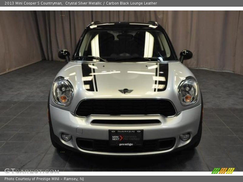 Crystal Silver Metallic / Carbon Black Lounge Leather 2013 Mini Cooper S Countryman