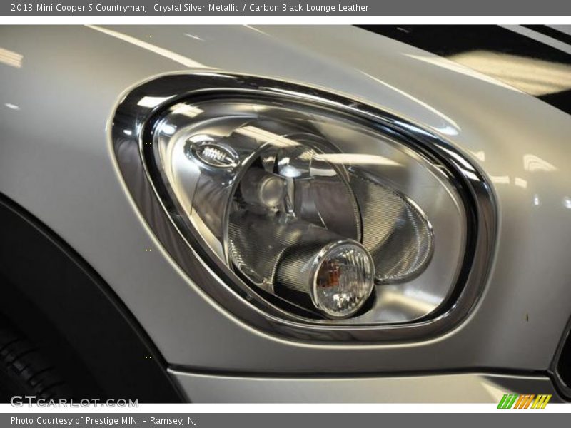 Crystal Silver Metallic / Carbon Black Lounge Leather 2013 Mini Cooper S Countryman