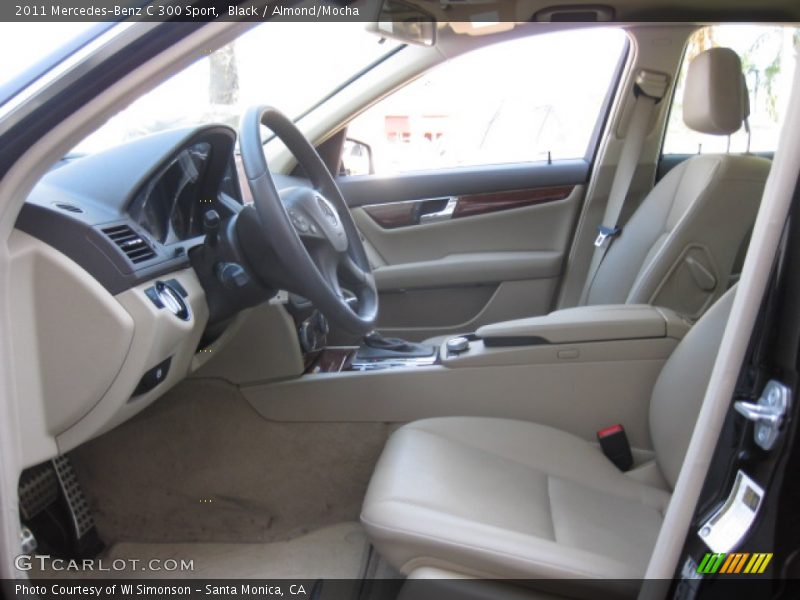 Black / Almond/Mocha 2011 Mercedes-Benz C 300 Sport