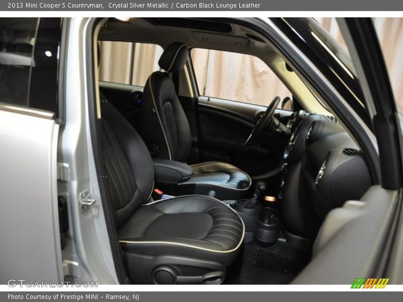 Crystal Silver Metallic / Carbon Black Lounge Leather 2013 Mini Cooper S Countryman