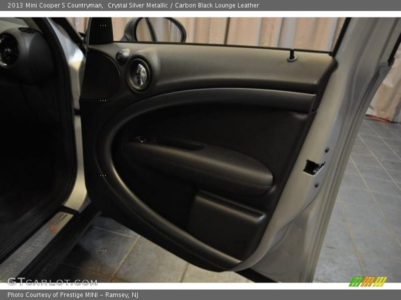 Crystal Silver Metallic / Carbon Black Lounge Leather 2013 Mini Cooper S Countryman