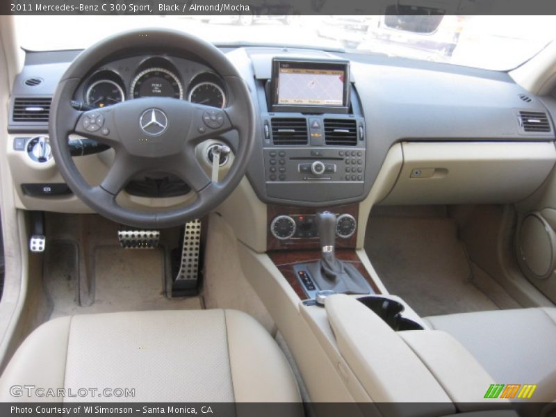 Black / Almond/Mocha 2011 Mercedes-Benz C 300 Sport