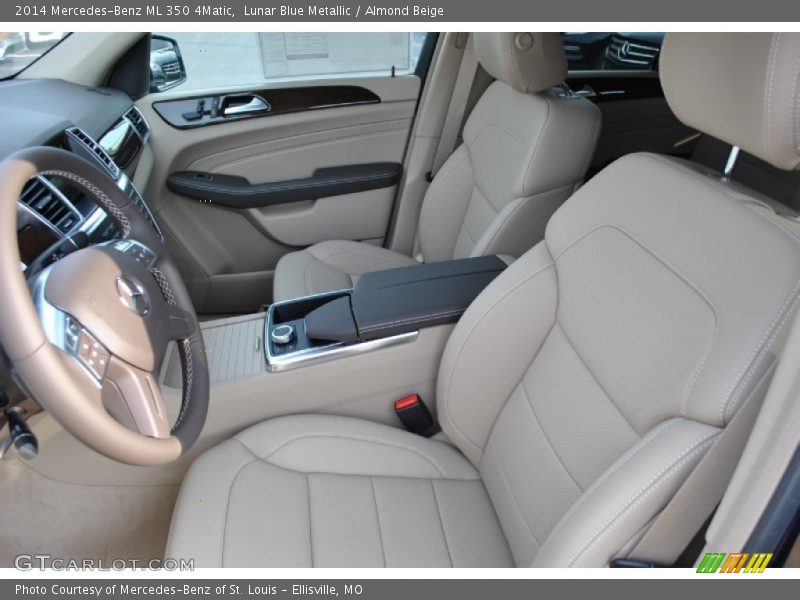 Lunar Blue Metallic / Almond Beige 2014 Mercedes-Benz ML 350 4Matic