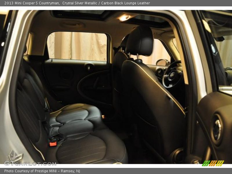Crystal Silver Metallic / Carbon Black Lounge Leather 2013 Mini Cooper S Countryman