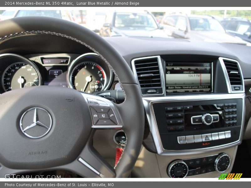 Lunar Blue Metallic / Almond Beige 2014 Mercedes-Benz ML 350 4Matic