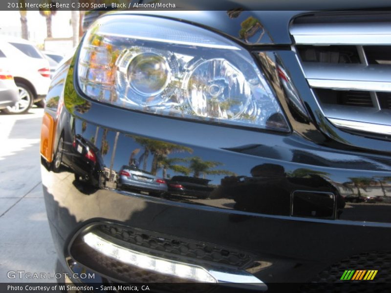 Black / Almond/Mocha 2011 Mercedes-Benz C 300 Sport