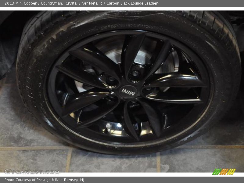 Crystal Silver Metallic / Carbon Black Lounge Leather 2013 Mini Cooper S Countryman