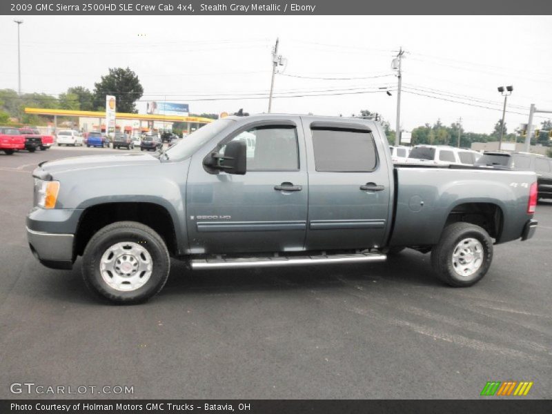 Stealth Gray Metallic / Ebony 2009 GMC Sierra 2500HD SLE Crew Cab 4x4