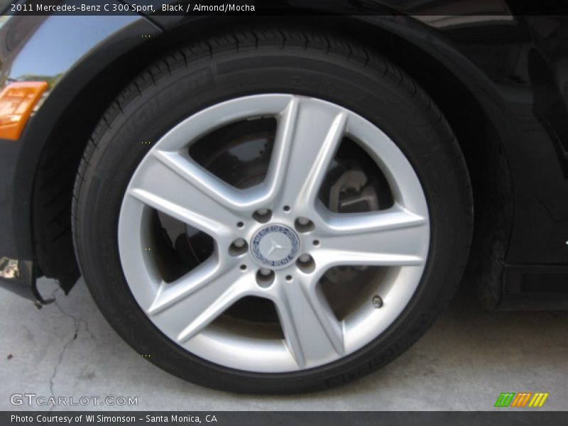 Black / Almond/Mocha 2011 Mercedes-Benz C 300 Sport