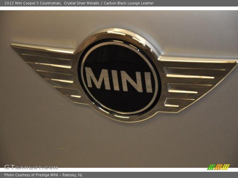 Crystal Silver Metallic / Carbon Black Lounge Leather 2013 Mini Cooper S Countryman