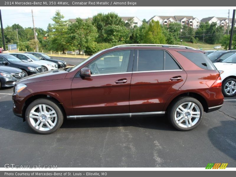  2014 ML 350 4Matic Cinnabar Red Metallic