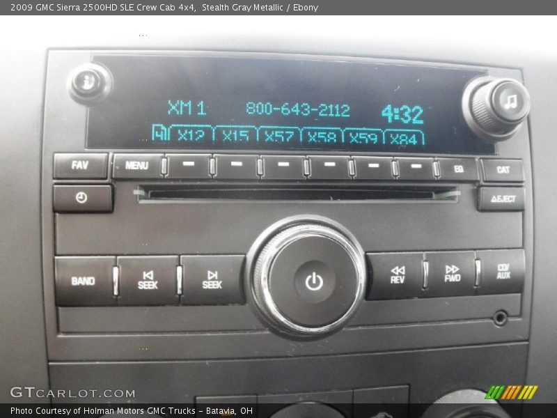 Stealth Gray Metallic / Ebony 2009 GMC Sierra 2500HD SLE Crew Cab 4x4