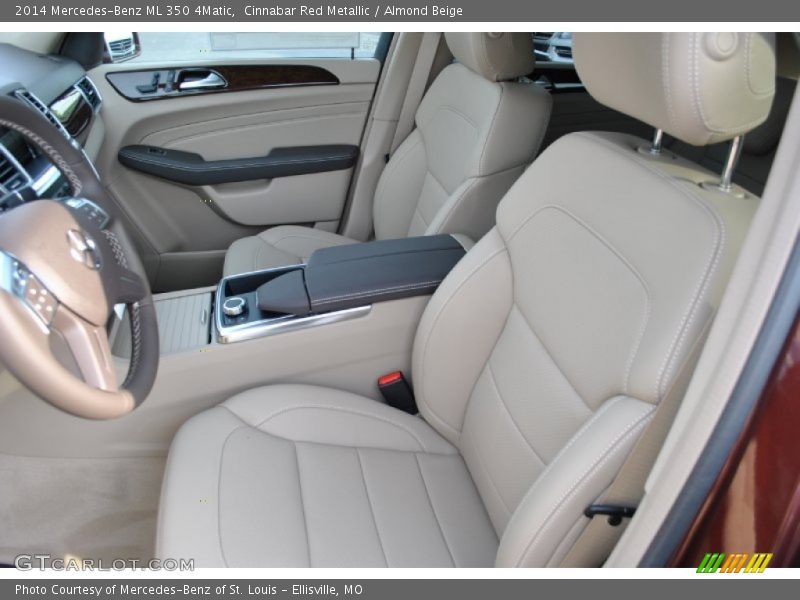 Front Seat of 2014 ML 350 4Matic