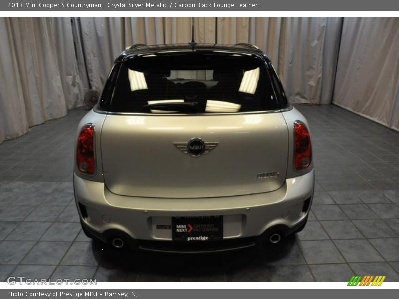 Crystal Silver Metallic / Carbon Black Lounge Leather 2013 Mini Cooper S Countryman