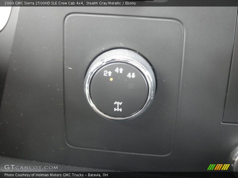 Stealth Gray Metallic / Ebony 2009 GMC Sierra 2500HD SLE Crew Cab 4x4