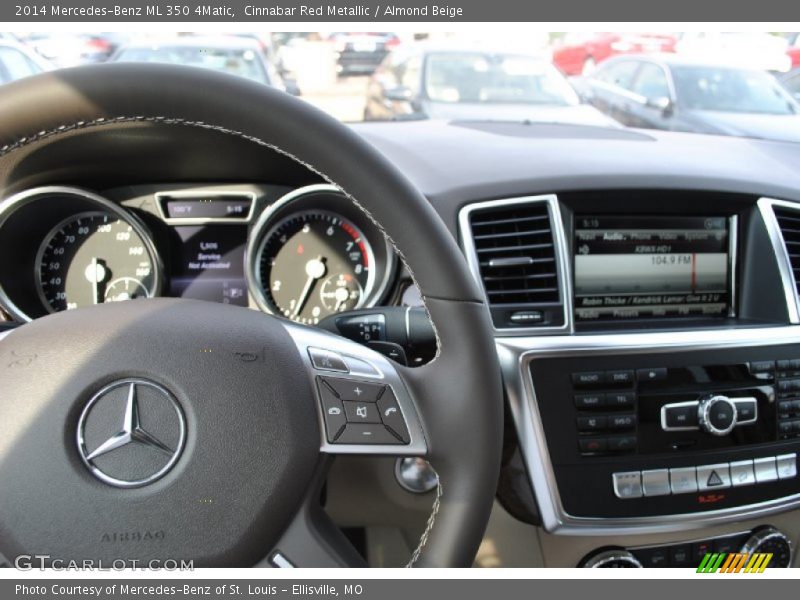 Cinnabar Red Metallic / Almond Beige 2014 Mercedes-Benz ML 350 4Matic