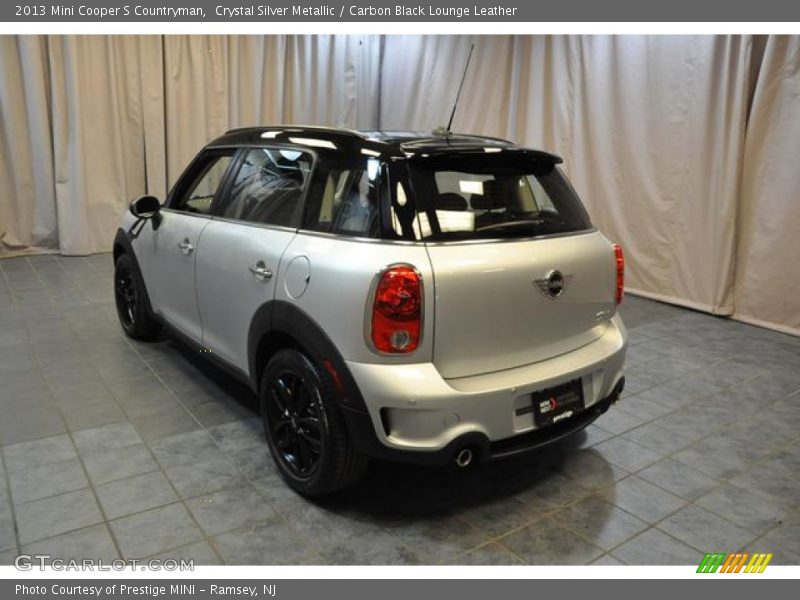 Crystal Silver Metallic / Carbon Black Lounge Leather 2013 Mini Cooper S Countryman