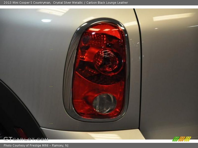 Crystal Silver Metallic / Carbon Black Lounge Leather 2013 Mini Cooper S Countryman