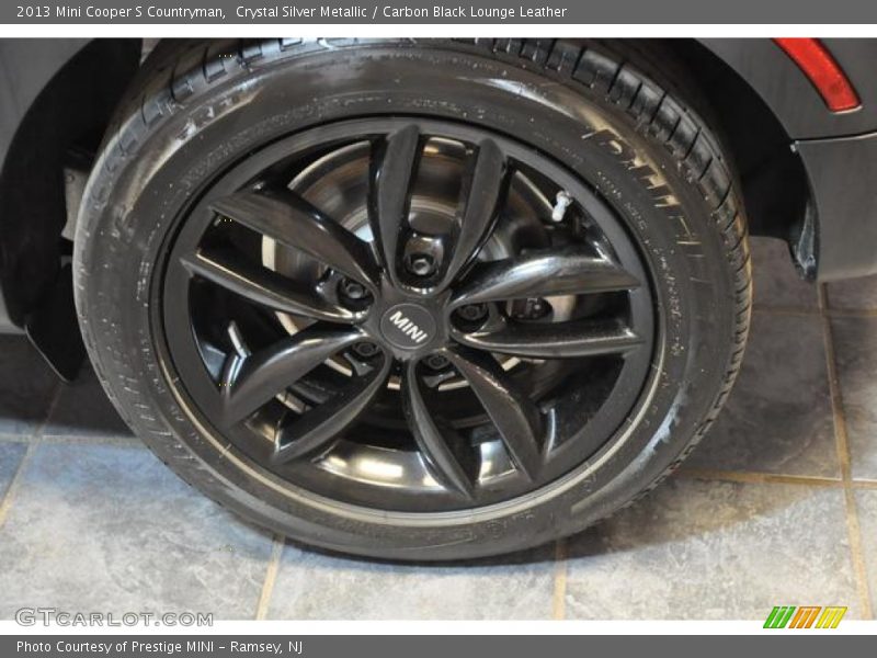 Crystal Silver Metallic / Carbon Black Lounge Leather 2013 Mini Cooper S Countryman