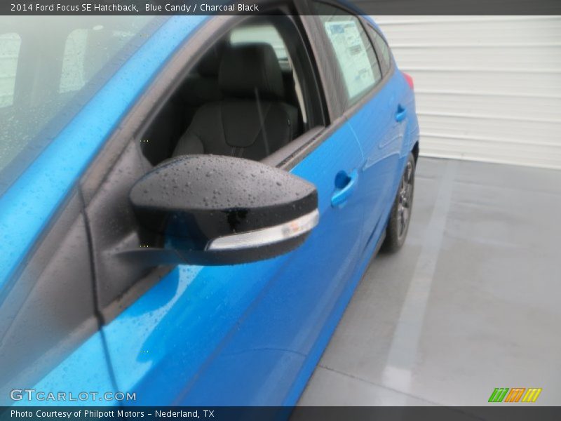 Blue Candy / Charcoal Black 2014 Ford Focus SE Hatchback