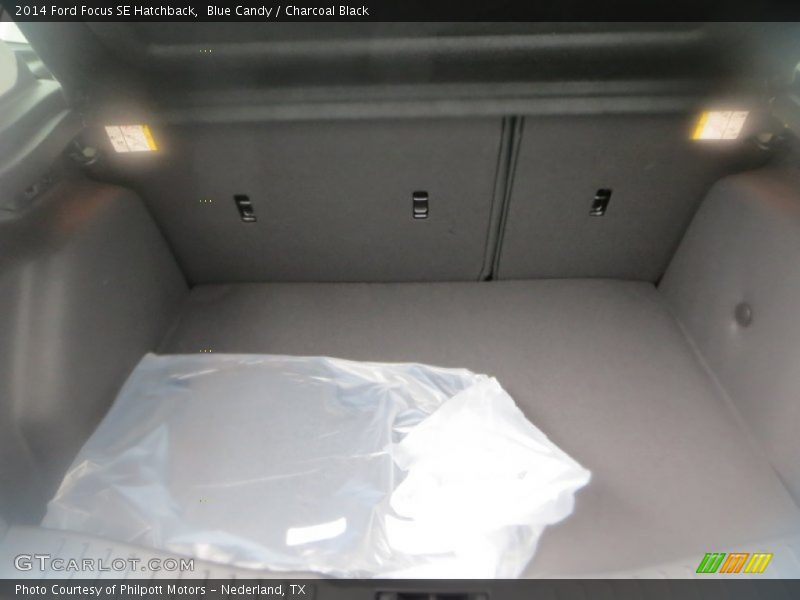 Blue Candy / Charcoal Black 2014 Ford Focus SE Hatchback