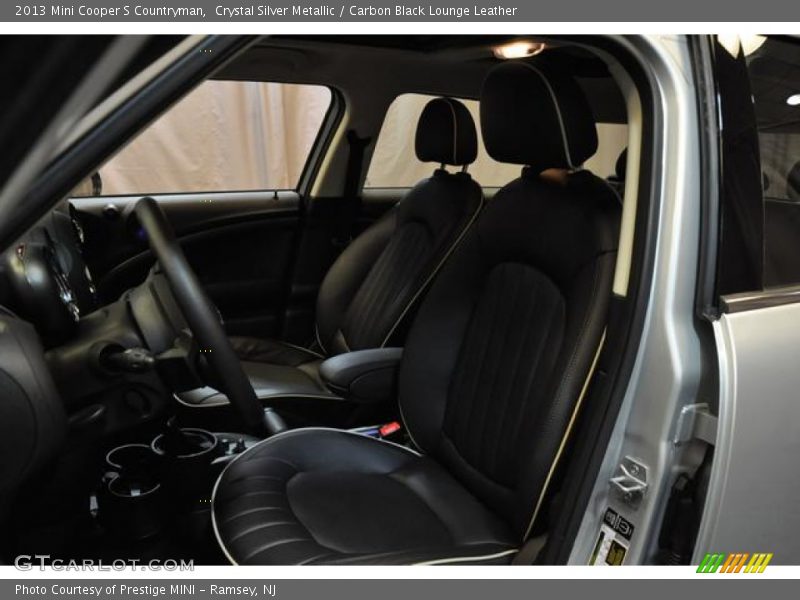Crystal Silver Metallic / Carbon Black Lounge Leather 2013 Mini Cooper S Countryman