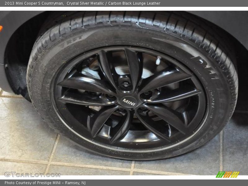 Crystal Silver Metallic / Carbon Black Lounge Leather 2013 Mini Cooper S Countryman
