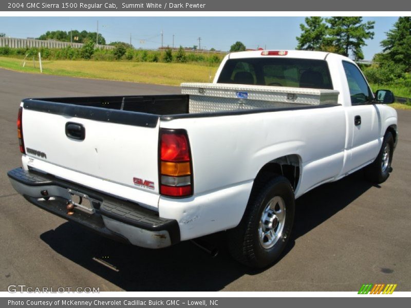 Summit White / Dark Pewter 2004 GMC Sierra 1500 Regular Cab