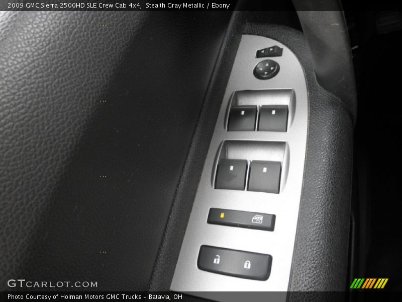 Stealth Gray Metallic / Ebony 2009 GMC Sierra 2500HD SLE Crew Cab 4x4