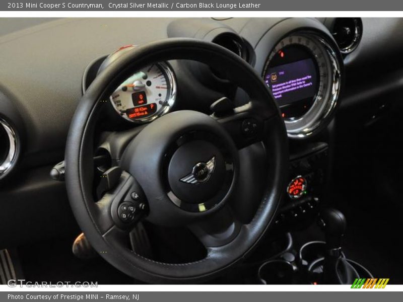 Crystal Silver Metallic / Carbon Black Lounge Leather 2013 Mini Cooper S Countryman