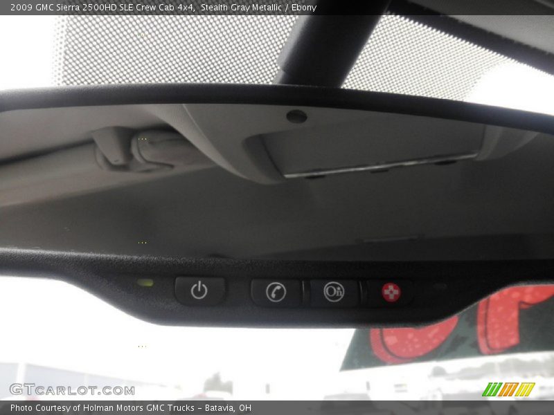 Stealth Gray Metallic / Ebony 2009 GMC Sierra 2500HD SLE Crew Cab 4x4