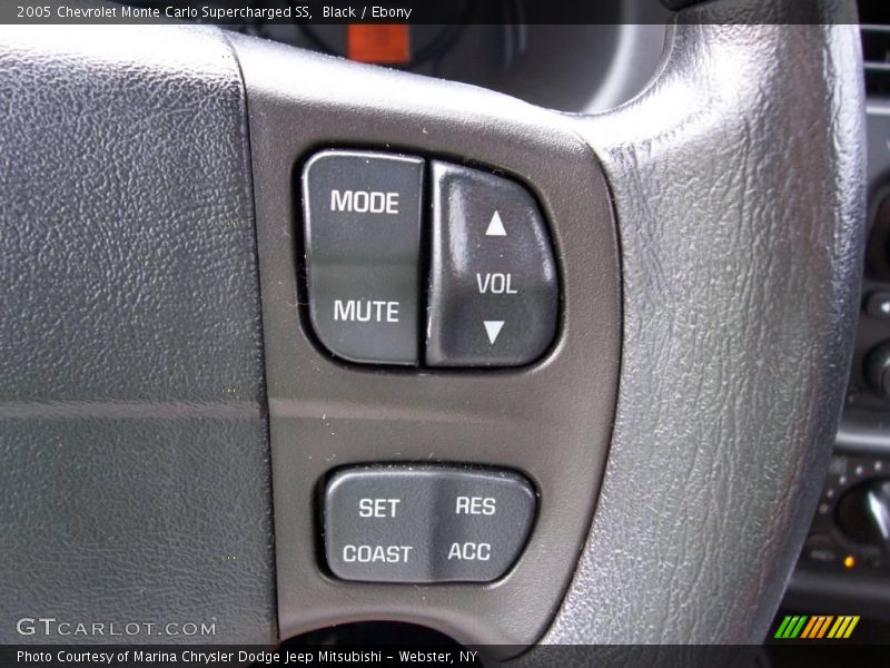 Black / Ebony 2005 Chevrolet Monte Carlo Supercharged SS