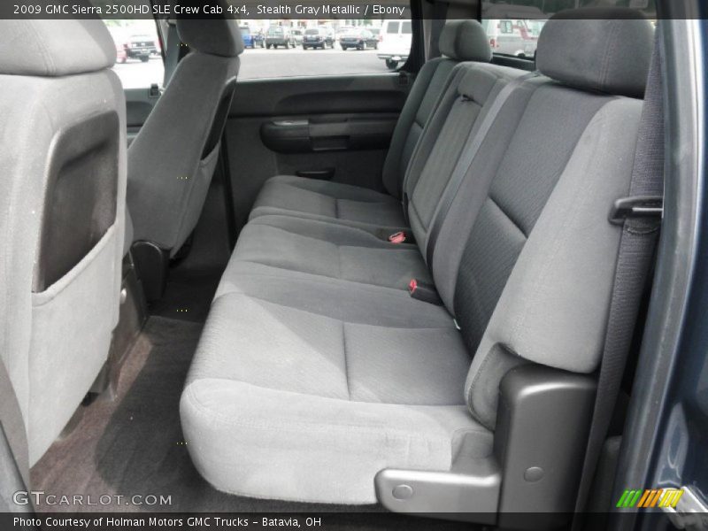 Stealth Gray Metallic / Ebony 2009 GMC Sierra 2500HD SLE Crew Cab 4x4