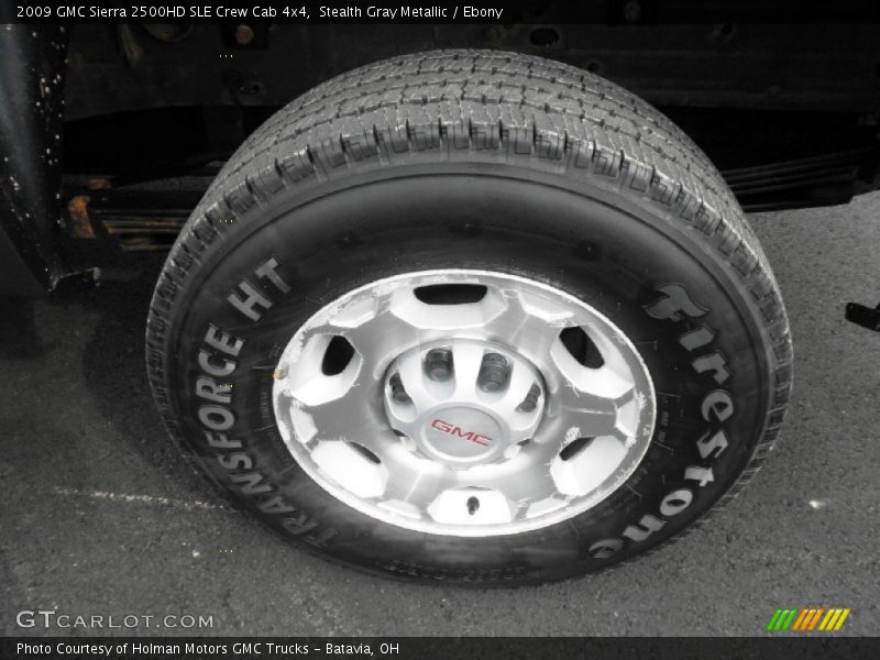 Stealth Gray Metallic / Ebony 2009 GMC Sierra 2500HD SLE Crew Cab 4x4