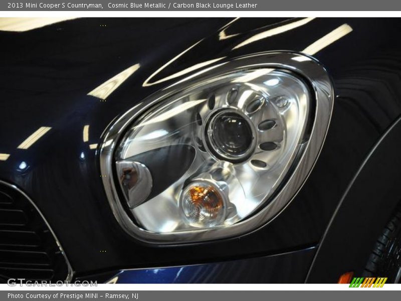 Cosmic Blue Metallic / Carbon Black Lounge Leather 2013 Mini Cooper S Countryman